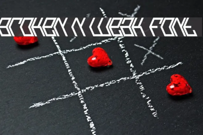 Broken n Weak Font Example 1