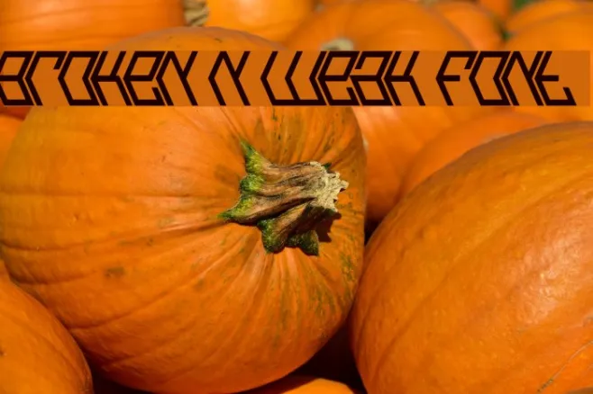 Broken n Weak Font Example 2