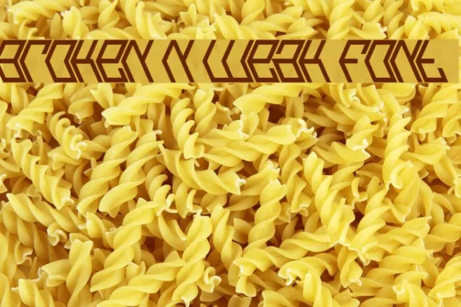 Broken n Weak Font Example 3