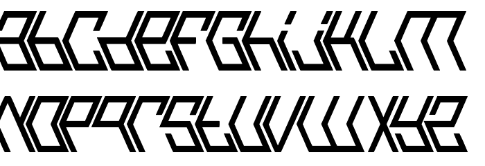 Broken n Weak Font Font LOWERCASE