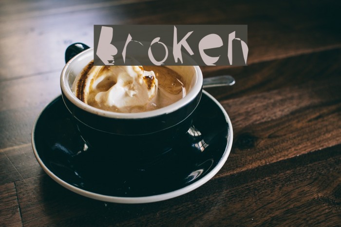 Broken Font examples