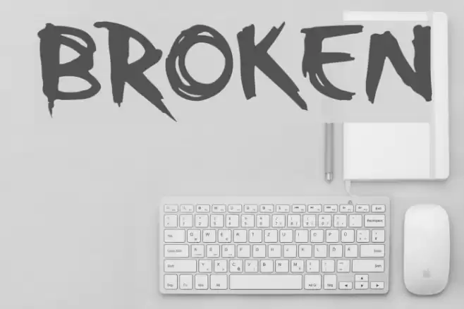 Broken Font examples