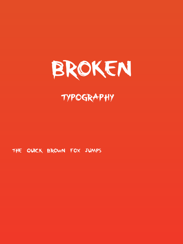 Broken Poster
