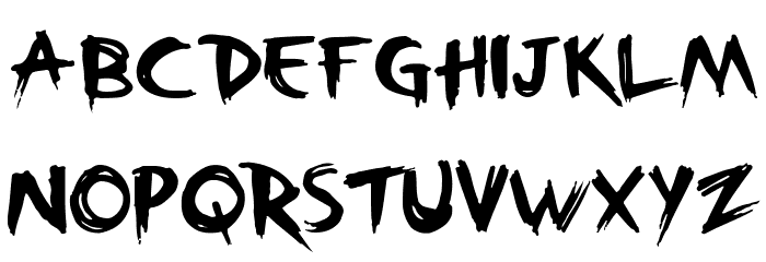 Broken Font LOWERCASE