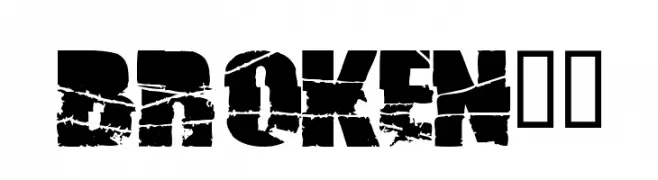 Broken74  baixar fontes gratis