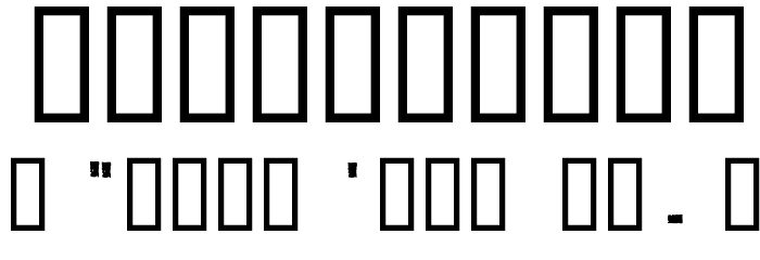 Broken74 Font OTHER CHARS