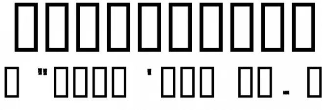 Broken74 Font OTHER CHARS