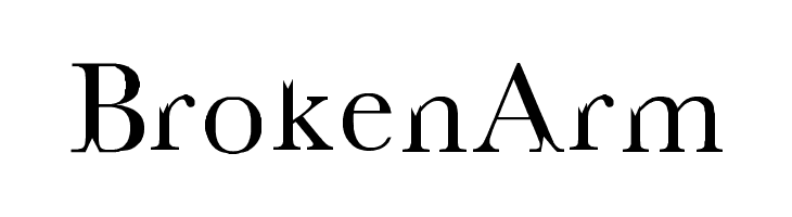 BrokenArm Font