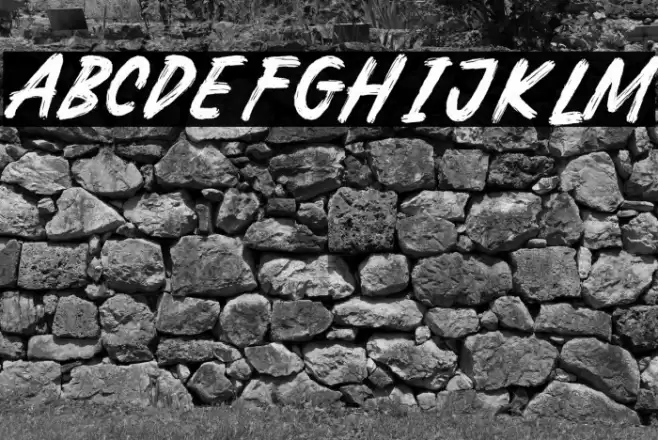 BrokenCrush-Regular Font examples