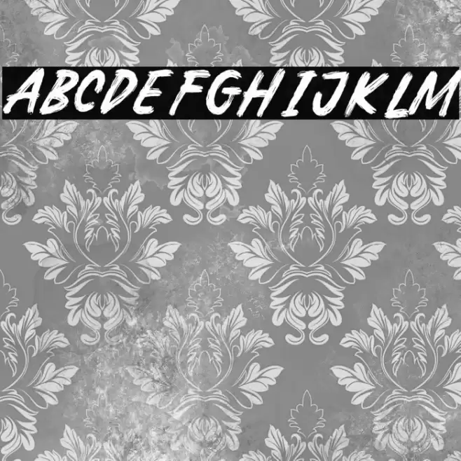 BrokenCrush-Regular Font examples