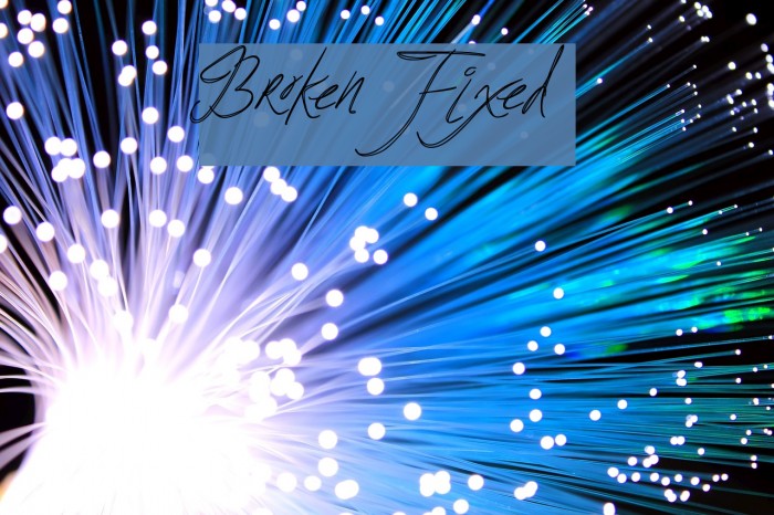 BrokenFixed Font examples