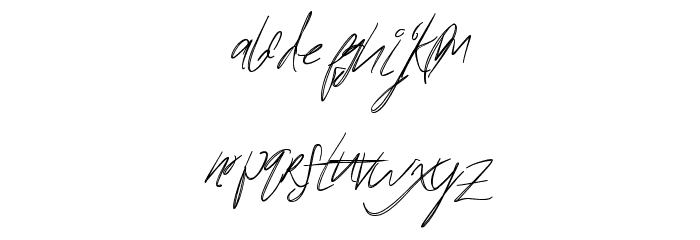 BrokenFixed Font LOWERCASE