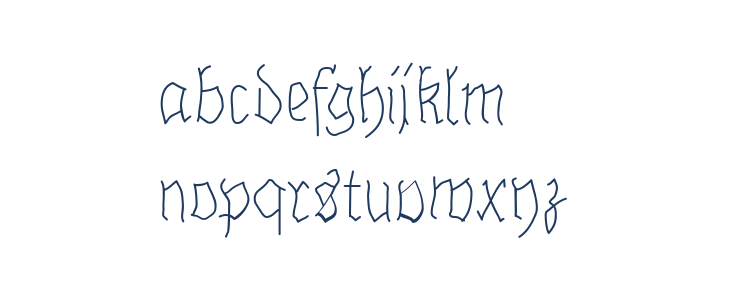 BrokenHandLight Lowercase