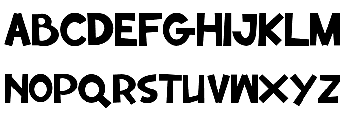 BrokenHome Font LOWERCASE