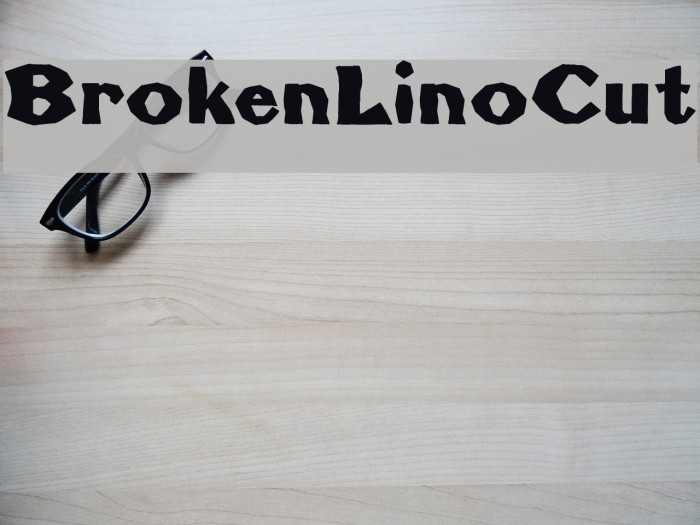 BrokenLinoCut Example 1