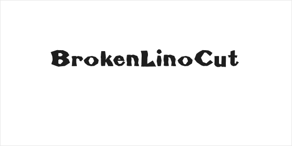 BrokenLinoCut Logo