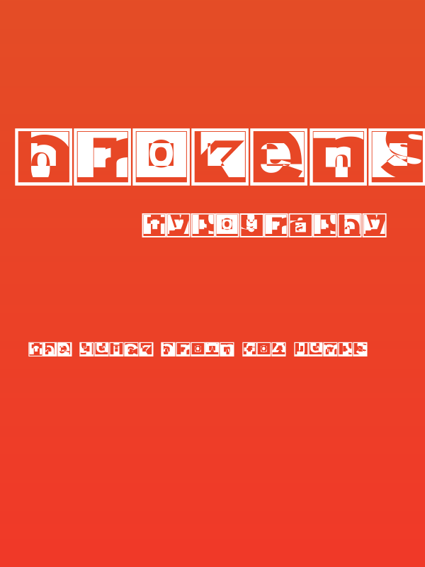 BrokenSansCaps Poster