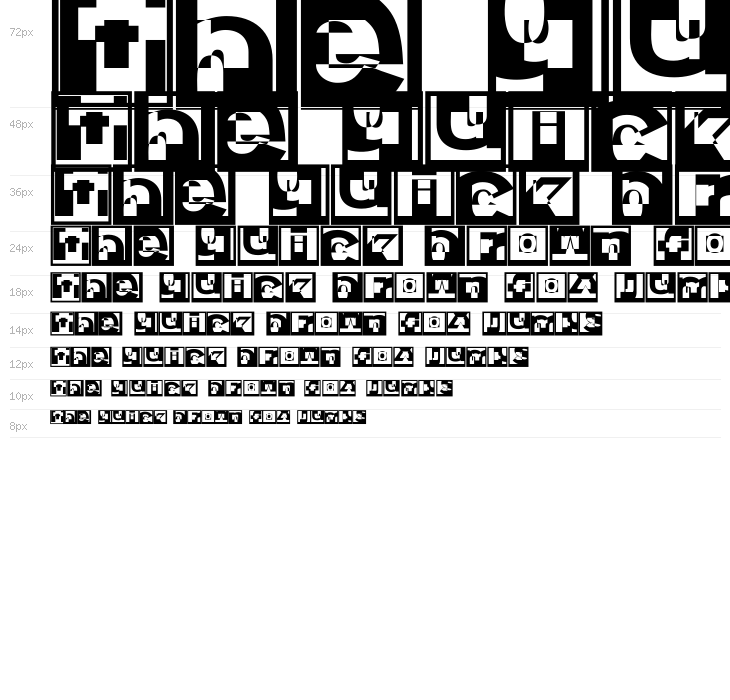 BrokenSansCaps Waterfall