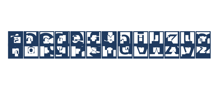 BrokenSansCaps Lowercase