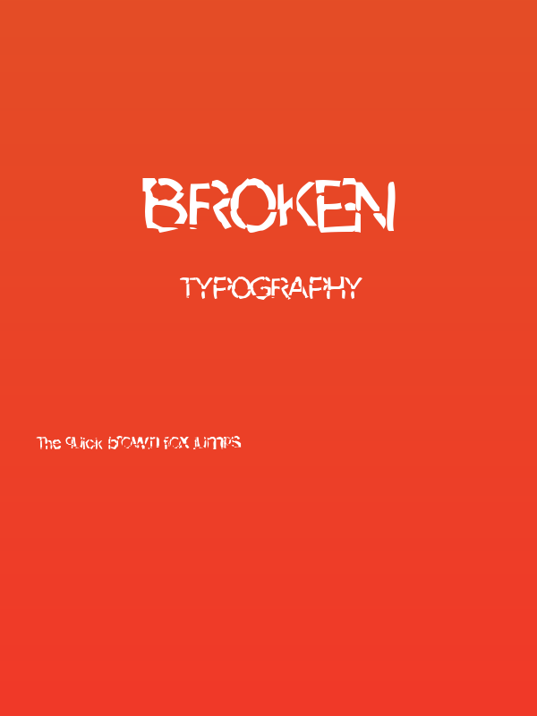 Broken Poster