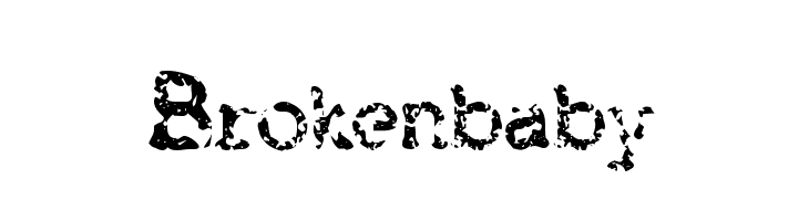 Brokenbaby फ़ॉन्ट