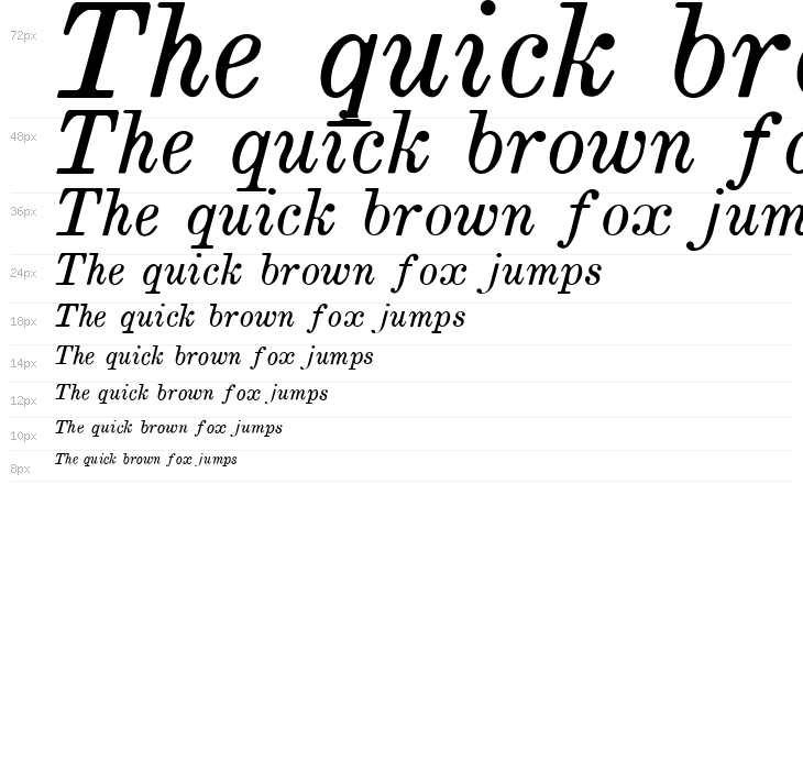Brokgauz & Efron Italic Waterfall