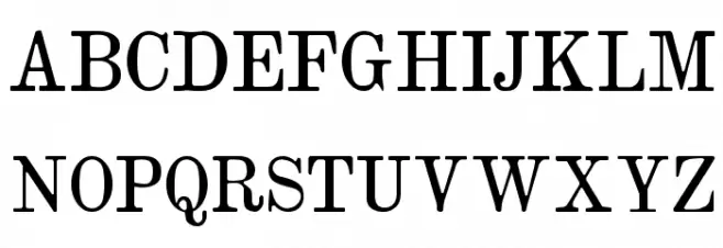 Brokgauz & Efron フォント 大文字