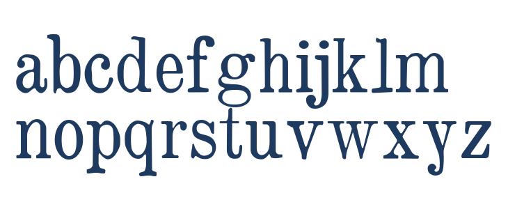 Brokgauz & Efron Lowercase