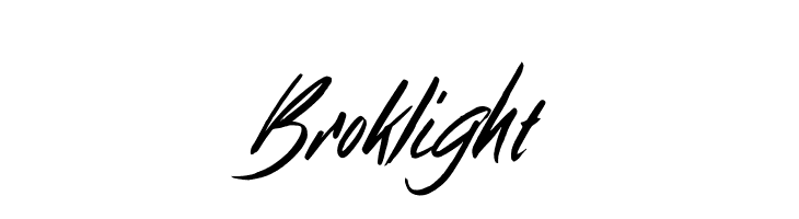Broklight  Скачать бесплатные шрифты