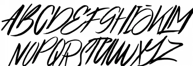 Broklight Font Litere mari