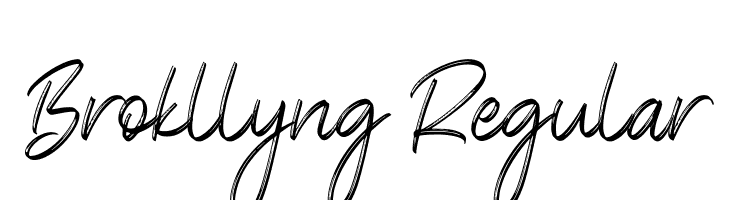 Brokllyng Regular  Frei Schriftart Herunterladen