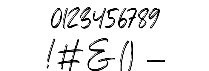 Brokllyng Regular Font OTHER CHARS