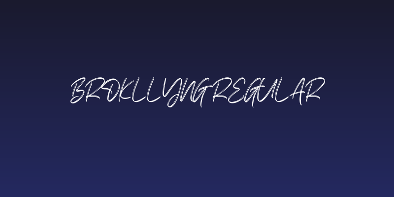 Brokllyng Regular Social Header