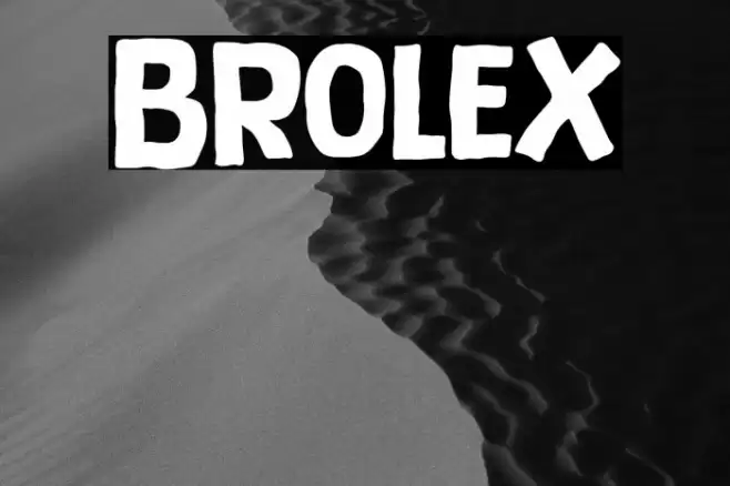 Brolex Font examples