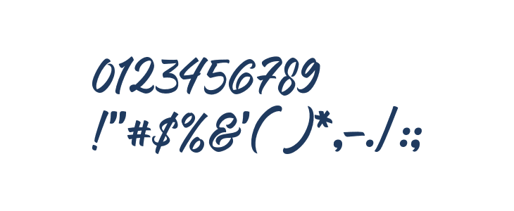 BrolineScript-Regular Other Characters