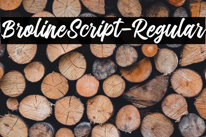 BrolineScript-Regular Example 1