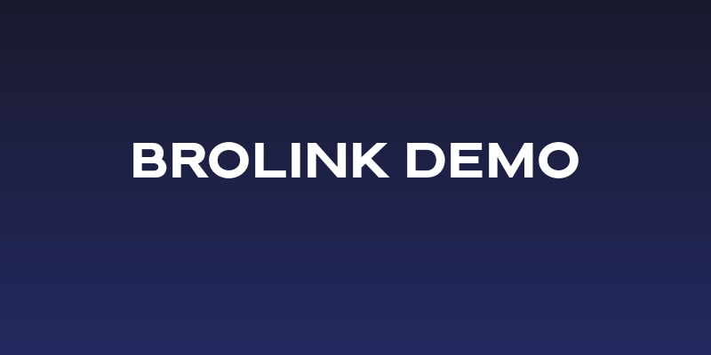 Brolink DEMO Social Header