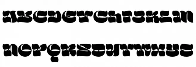 Broly Regular Font Litere mici