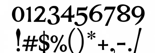 Bromato Font OTHER CHARS