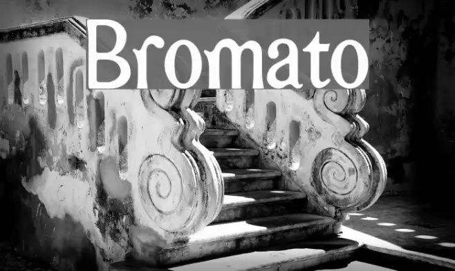 Bromato Font examples
