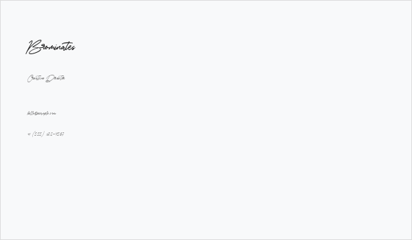 Brominates Business Card