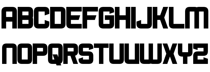 Bromine Cocktail Font LOWERCASE