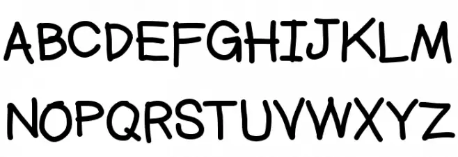 Bromine フォント 大文字