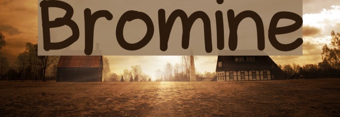 Bromine Font examples