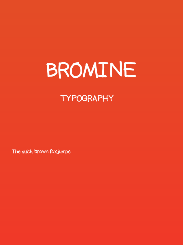 Bromine Poster