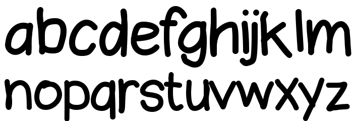 Bromine Font LOWERCASE