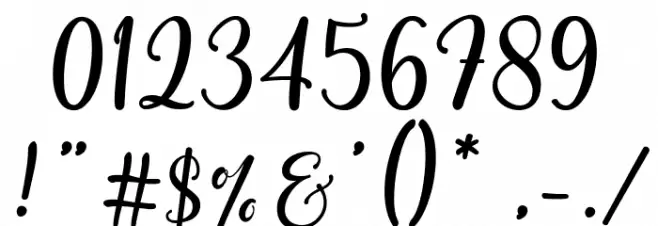 BromleyHatch Font OTHER CHARS