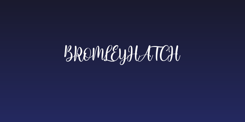 BromleyHatch Social Header