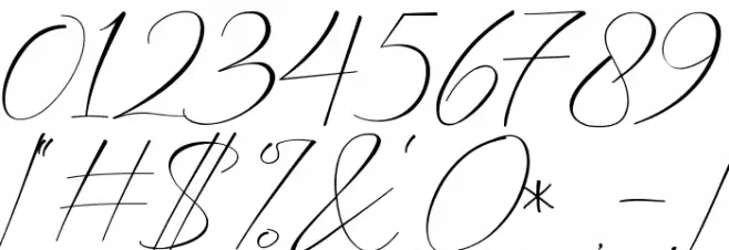 Bromo Plateau Script Font OTHER CHARS