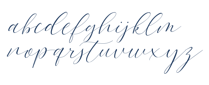 Bromo Plateau Script Lowercase